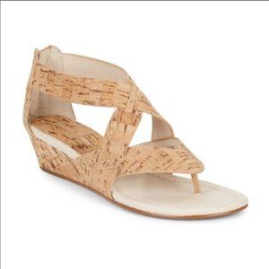 ~Donald J. Pliner Deann Cork Wedge Sandals Sz. 8 *NIB MSRP:$225+tax